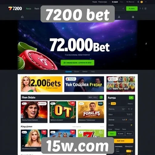 Avaliação da interface de usuário do site 7200 bet